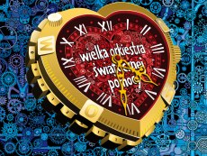 Logo WOŚP: serduszko-zegarek