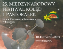 11 stycznia 2019 - 25. edycja Międzynarodowego Festiwalu Kolęd i Pastorałek im. ks. Kazimierza Szwarlika